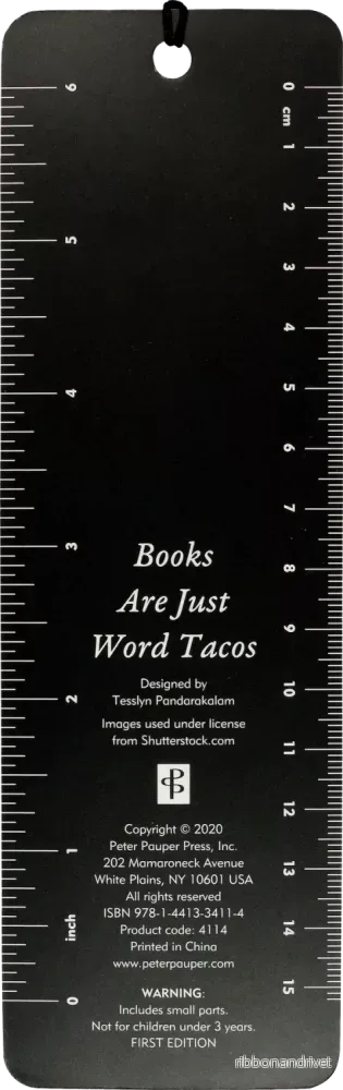 Bokmärke - Books Are Just Word Tacos - Bild 2
