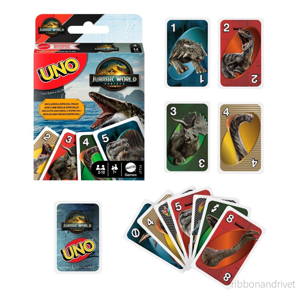 Spel Uno Jurassic World Rebirth - Bild 2