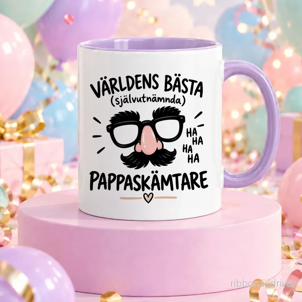 Självutnämnd pappaskämtare | Rolig mugg - Bild 2