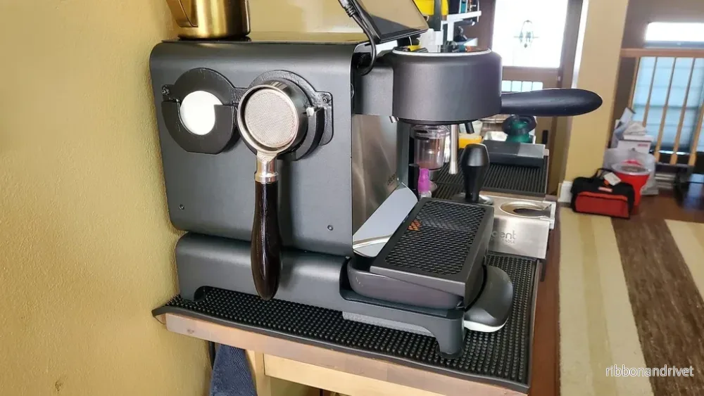 Portafilter och Puck-pappershållare för hyfsad espresso DE1