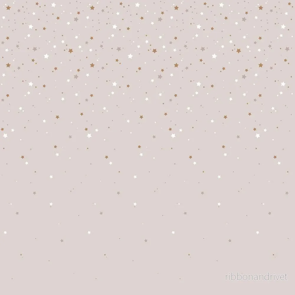Simple Stars From The Sky Tapet – Puderrosa | Magisk och lekfull design - Bild 2