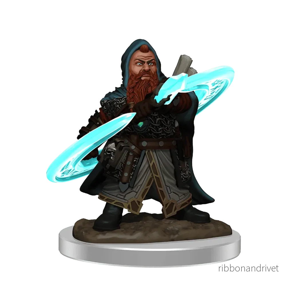 Pathfinder Painted Premium: Male Dwarf Sorcerer Pathfinder Painted Premium: Male Dwarf Sorcerer