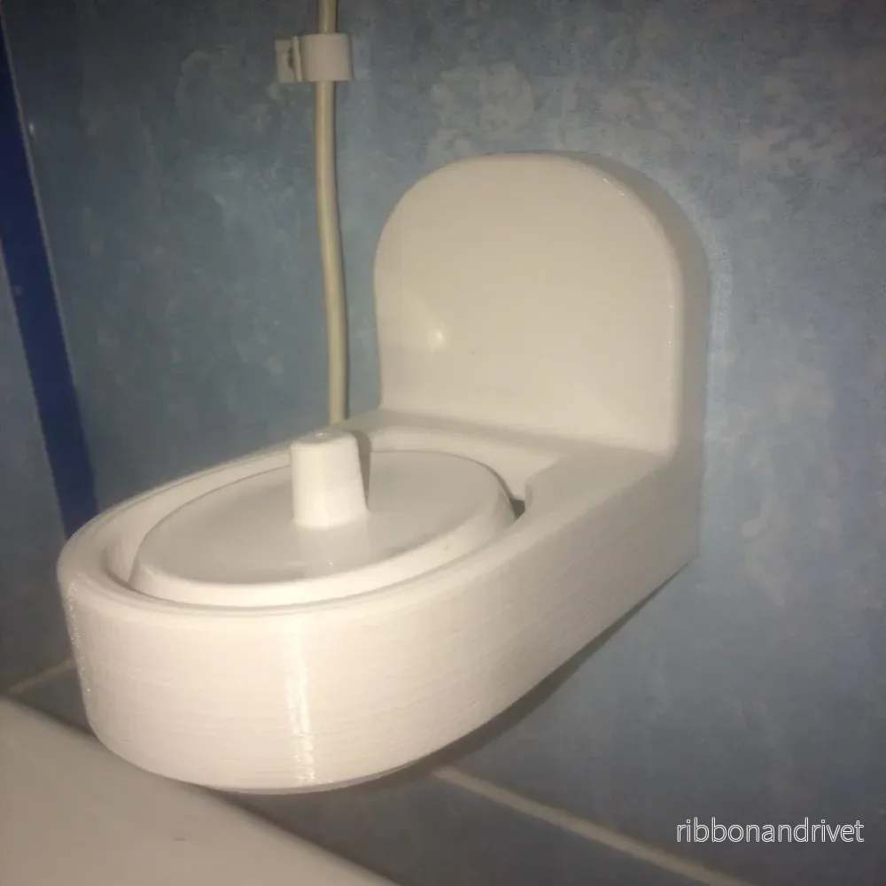 Väggfäste för Braun Oral-B 3762 tandborsteladdare