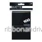 UP - Standard Deck Protector - PRO-Matte Black (100 Sleeves) - Bild 3