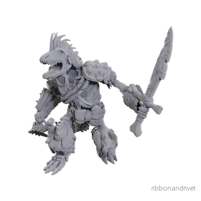 Dungeons & Dragons Nolzur's Marvelous Miniatures: Lizardfolk Skeleton - Bild 2