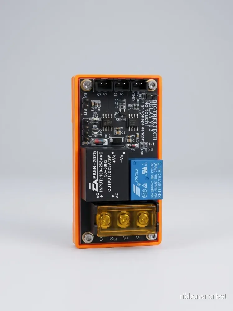 BIGTREETECH BTT Relä V1.2 DIN-skenafäste BIGTREETECH BTT Relä V1.2 DIN-skenafäste