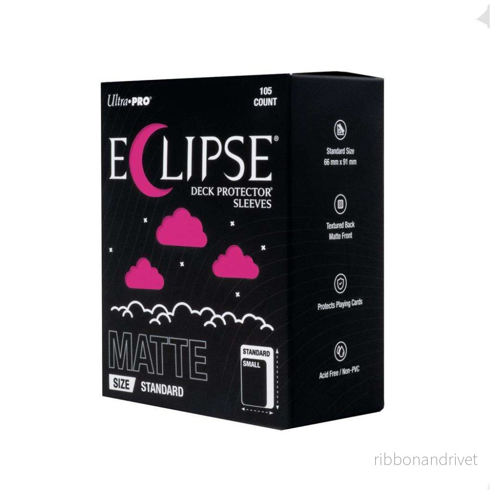 Ultra PRO ECLIPSE® Matte Standard DECK PROTECTOR® Sleeves Hot Pink – 105 st