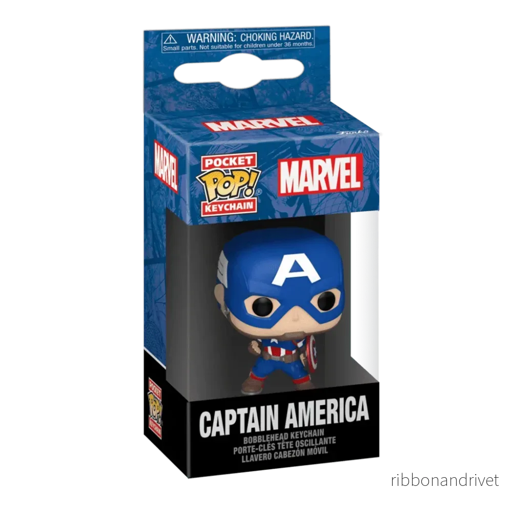 Funko POP Nyckelring: Marvel New Classics – Captain America Funko POP Nyckelring: Marvel New Classics – Captain America