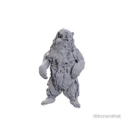 WizKids Deep Cuts: Zombie Grizzly Bear - Det Perfekta Tillbehöret för Ditt Spel - Bild 2