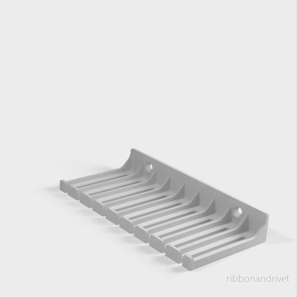 3 mm kabelhållare med hål för laboratorieexperiment