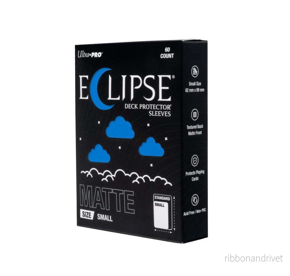 ECLIPSE® Matte Small DECK PROTECTOR® Sleeves: Pacific Blue – 60 st.