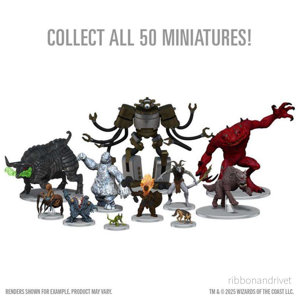 D&D Ikoner av Riken: Monster Menagerie Återbesökt 10-pack Booster Brick D&D Ikoner av Riken: Monster Menagerie Återbesökt 10-pack Booster Brick