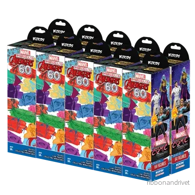 Marvel HeroClix: Avengers 60-årsjubileum Booster Brick