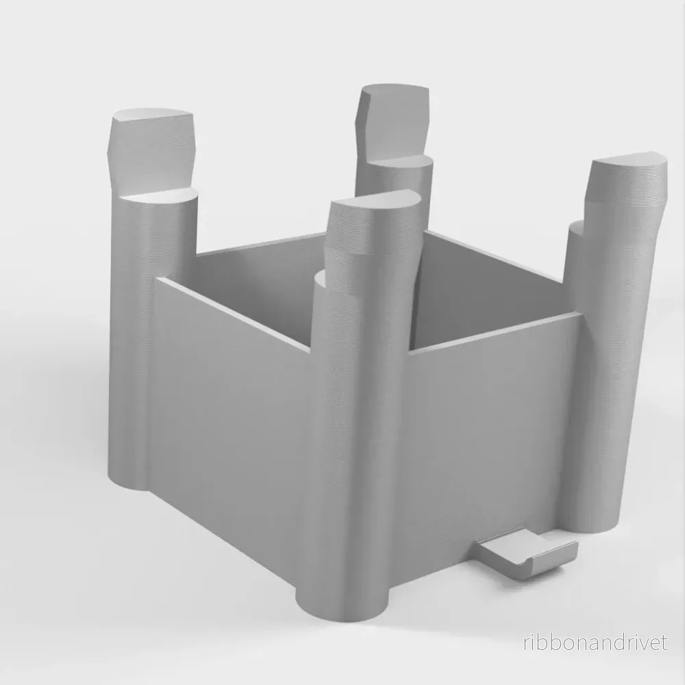 Nätadapterhållare för 9/32" Pegboard Organizer