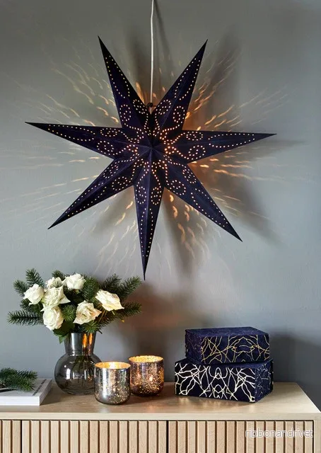 Stella Navy adventsstjärna 75 cm