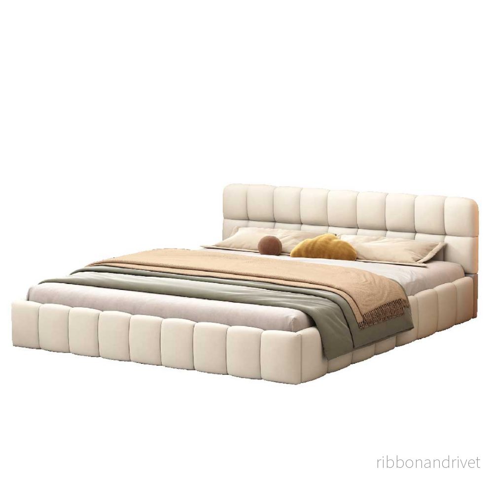 Yelenaro Kontinentalsäng 160x200 – Modern Bubble-säng med ribbotten & sänggavel - Bild 2