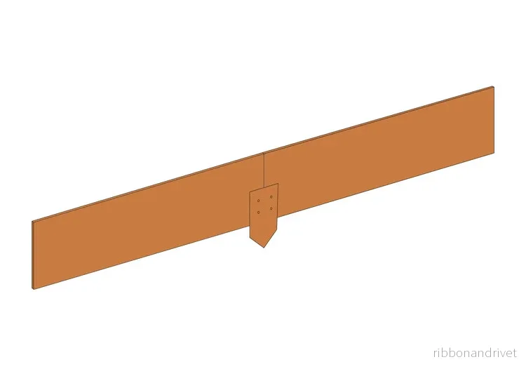 Rabattkant - Corten (Grov 3mm) - Bild 3