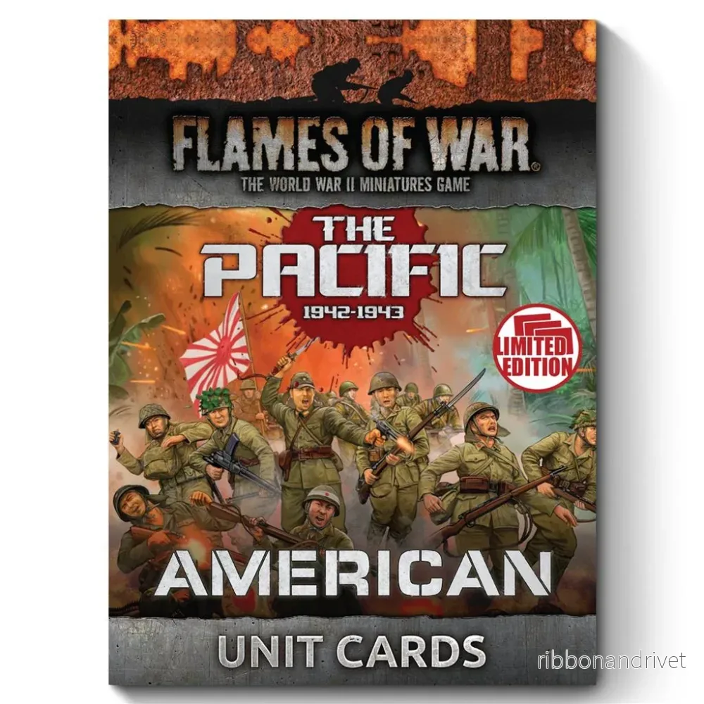 The Pacific: Amerikanska Enhetskort (x36) – Begränsad Utgåva The Pacific: Amerikanska Enhetskort (x36) – Begränsad Utgåva
