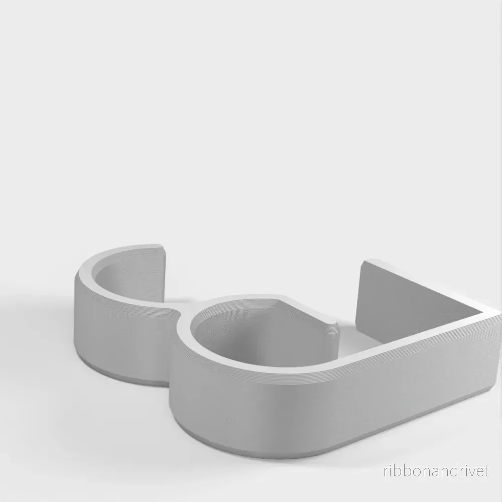 Skrivbordskabelhanteringsklämma kompatibel med IKEA - 34 mm