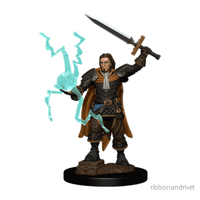 Pathfinder Battles: Premium Målade Figur - Manlig Präst - Bild 2