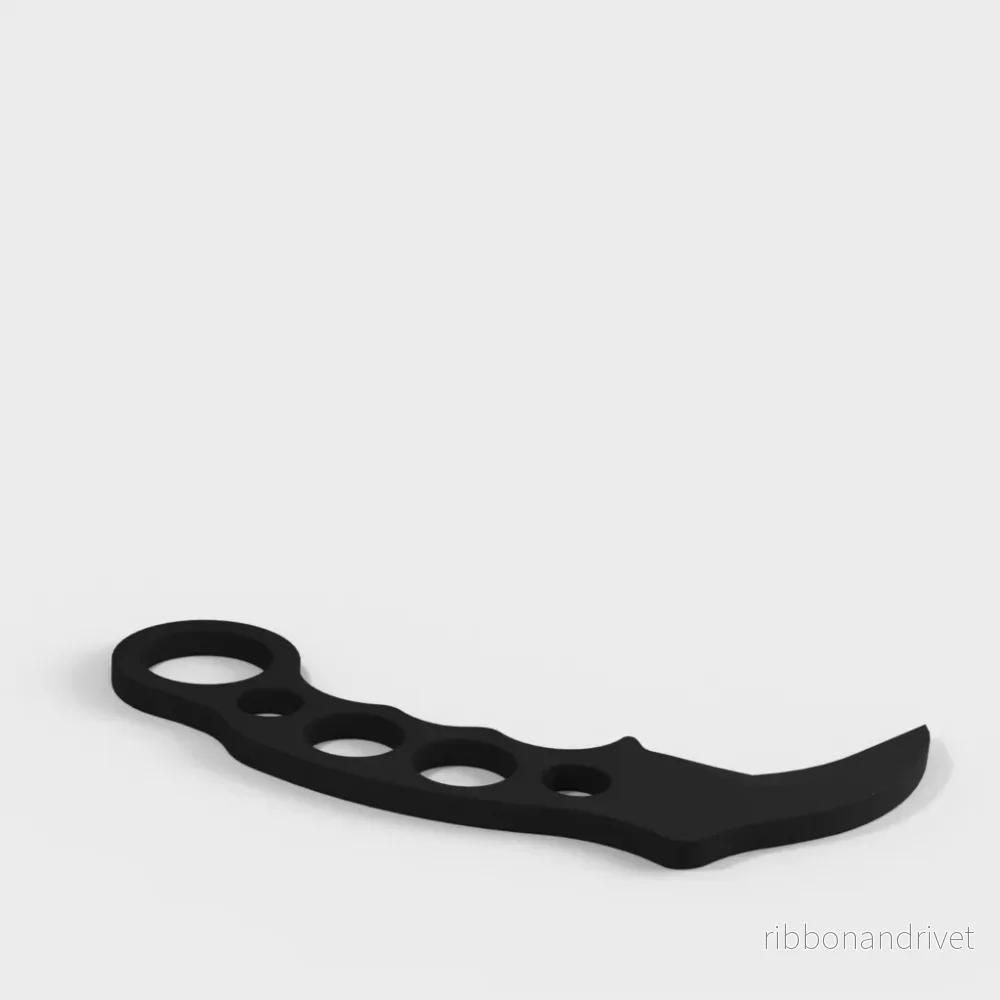 Karambit träningskniv i plast för kampsport - Bild 2