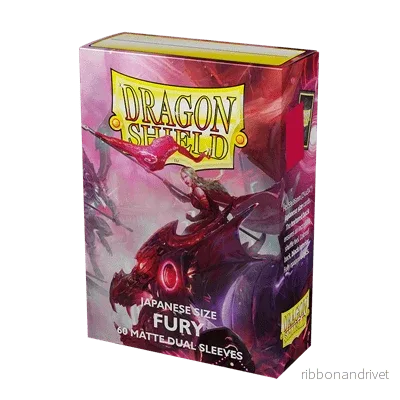 Dragon Shield Japansk Storlek Dual Matte Ärmar – Fury ’Alaria’ (60 Ärmar) Dragon Shield Japansk Storlek Dual Matte Ärmar – Fury ’Alaria’ (60 Ärmar)