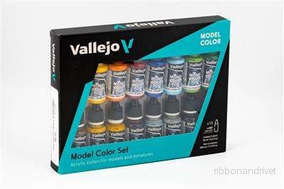Vallejo - Model Color / 16 färgers set - Marin (Ångperioden) 18 ml - Bild 2