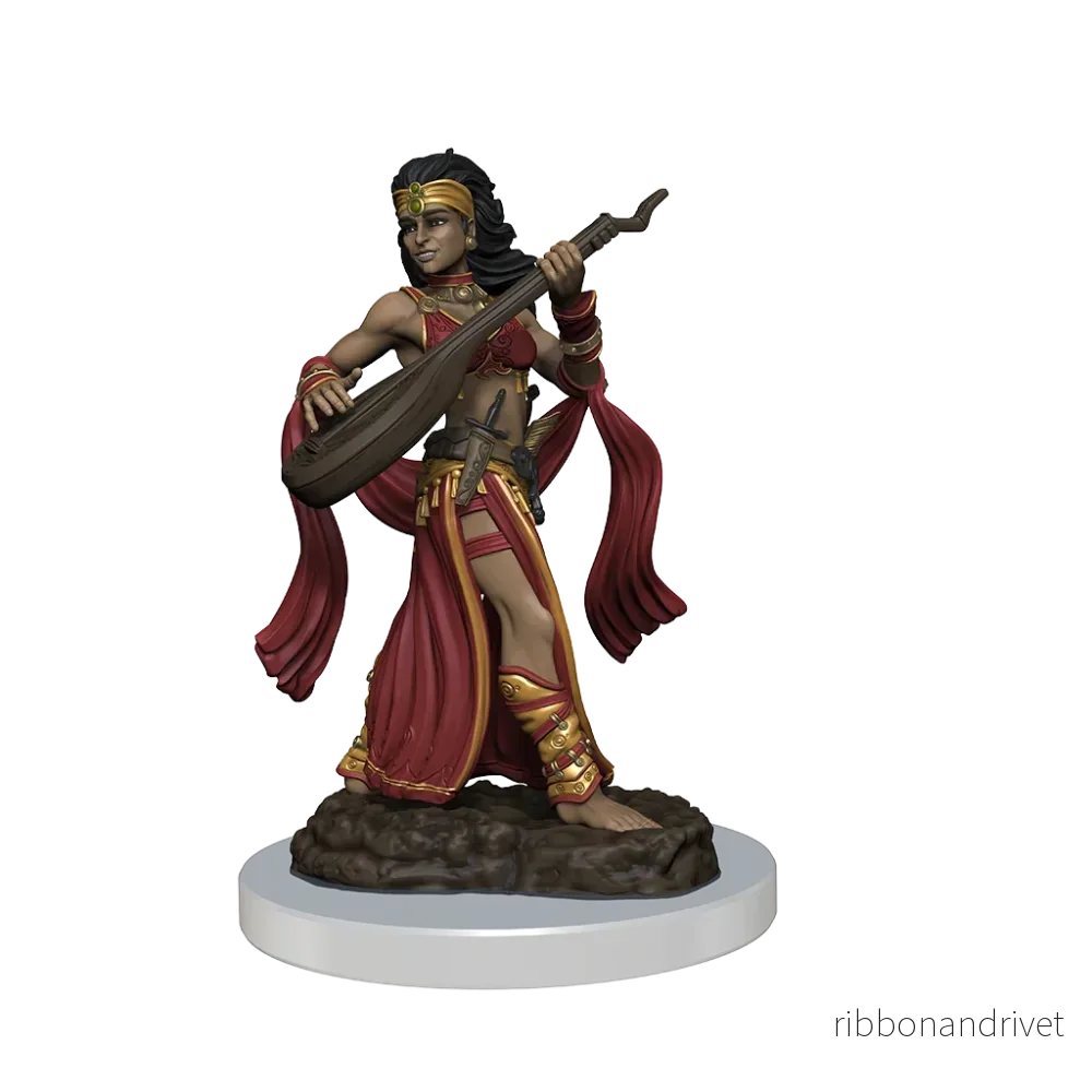 Pathfinder Painted Premium: Female Human Bard
