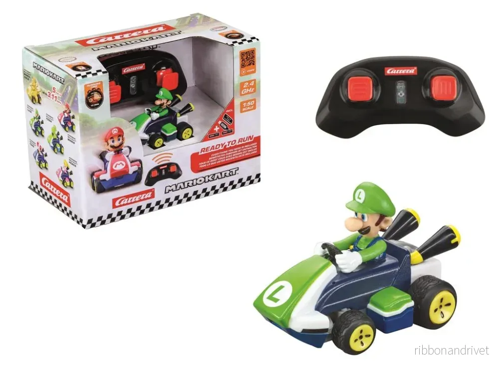 Carrera – 2,4GHz Mario Kart(TM) Mini RC, Luigi Carrera – 2,4GHz Mario Kart(TM) Mini RC, Luigi