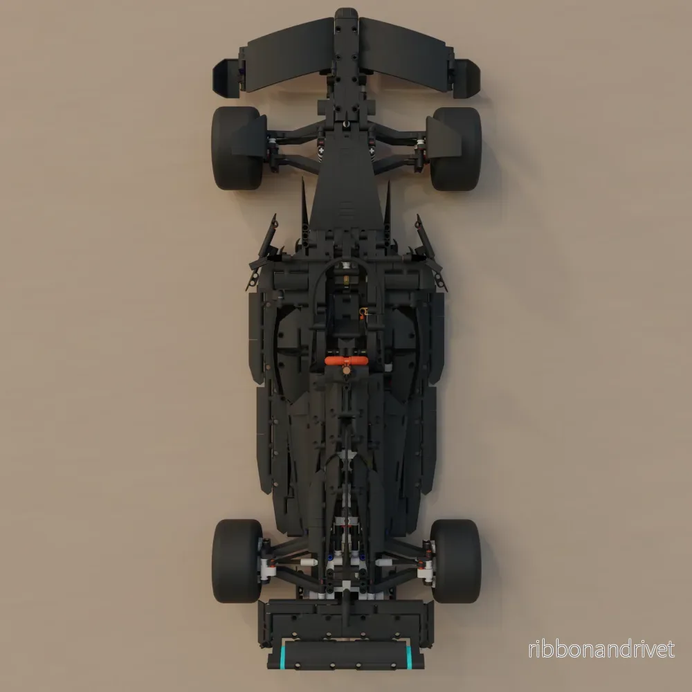 LEGO F1 Bil Väggfäste Vertikal LEGO F1 Bil Väggfäste Vertikal