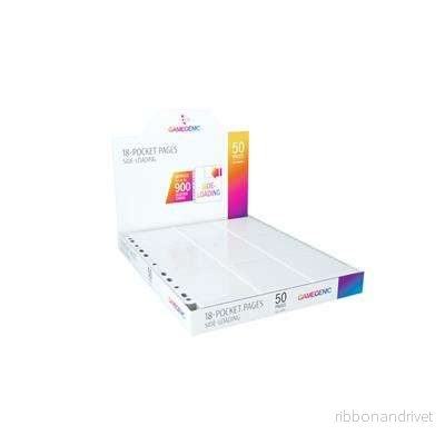 Gamegenic - Sideloading 18-Pocket Pages DISPLAY White