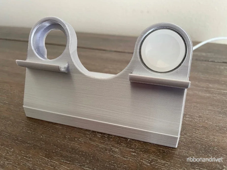 Elegant dubbelt laddningsställ för Apple Watch - Bild 2