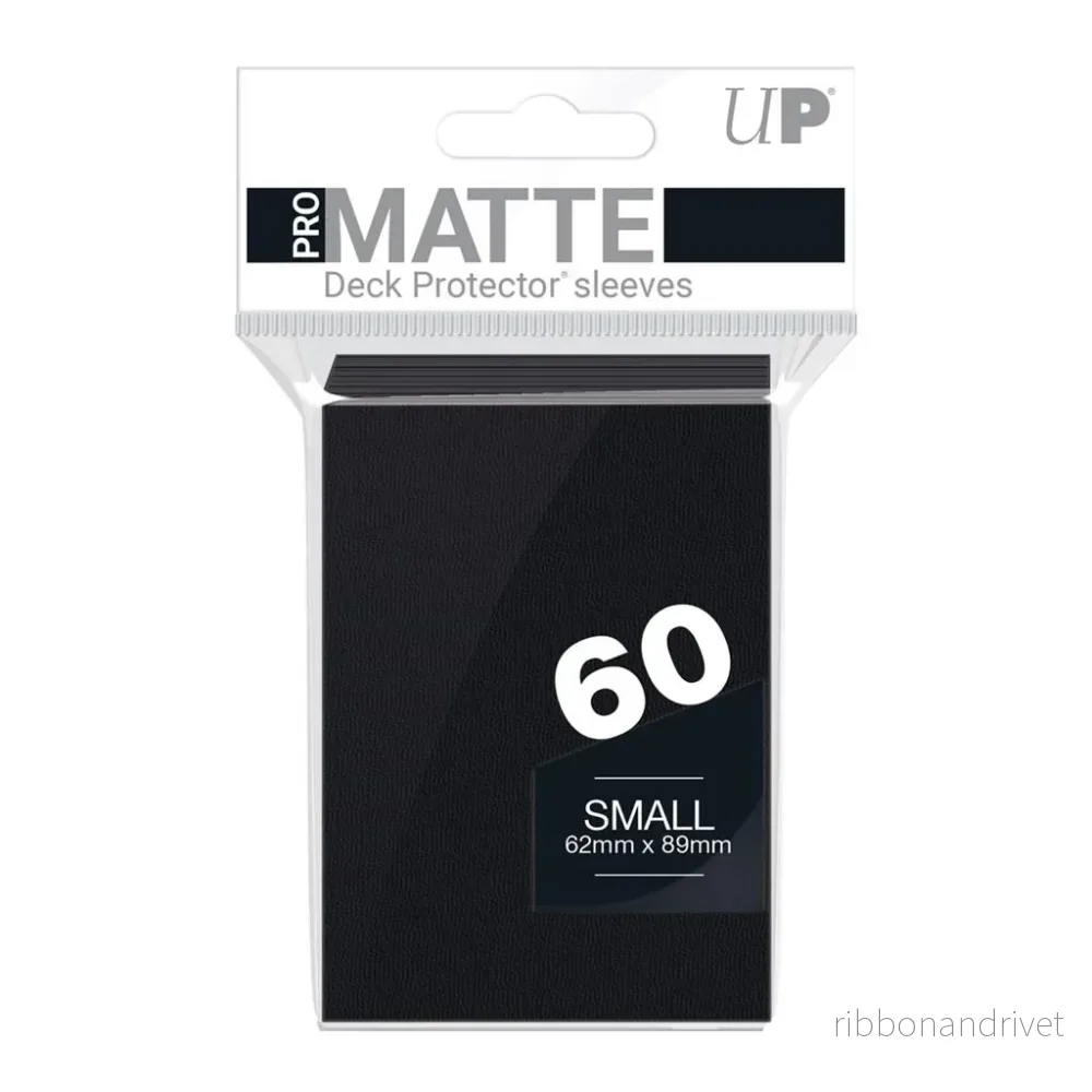 UP - Små Ärmar - Pro-Matte - Svart (60 Ärmar)