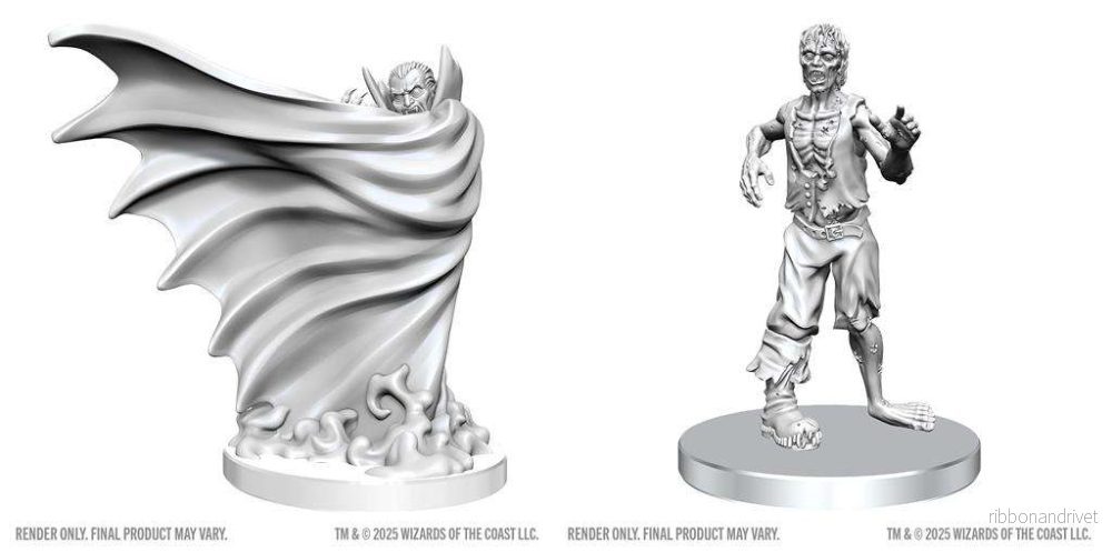 D&D Nolzur's Marvelous Miniatures: Classic Vampire & Classic Zombie