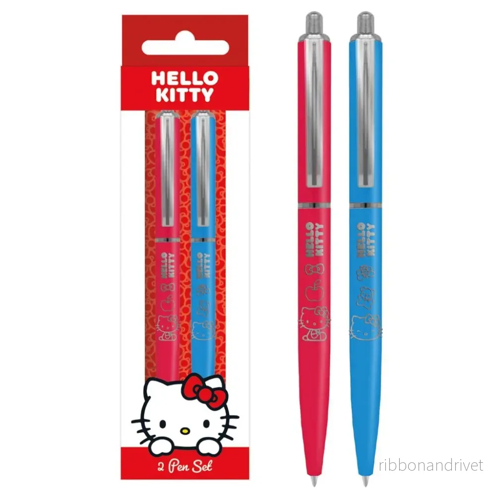 Hello Kitty (Icons) Pen Set 2Pk Hello Kitty (Icons) Pen Set 2Pk