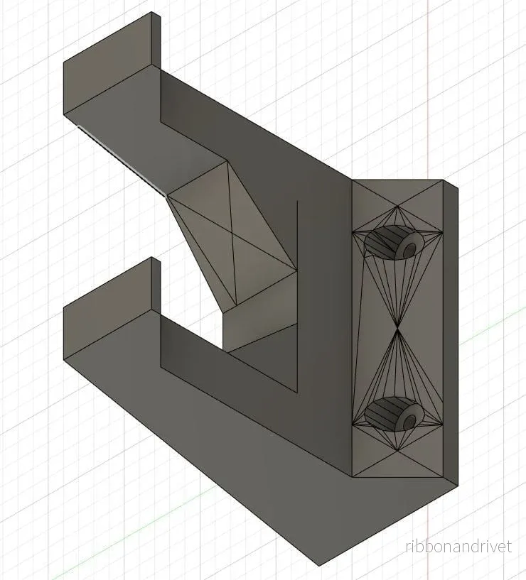 Väggmonterad gitarrhängare v2 - Bild 3