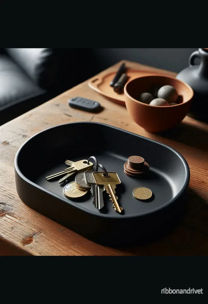 Elegant oval skål för nycklar och småsaker - Bild 3