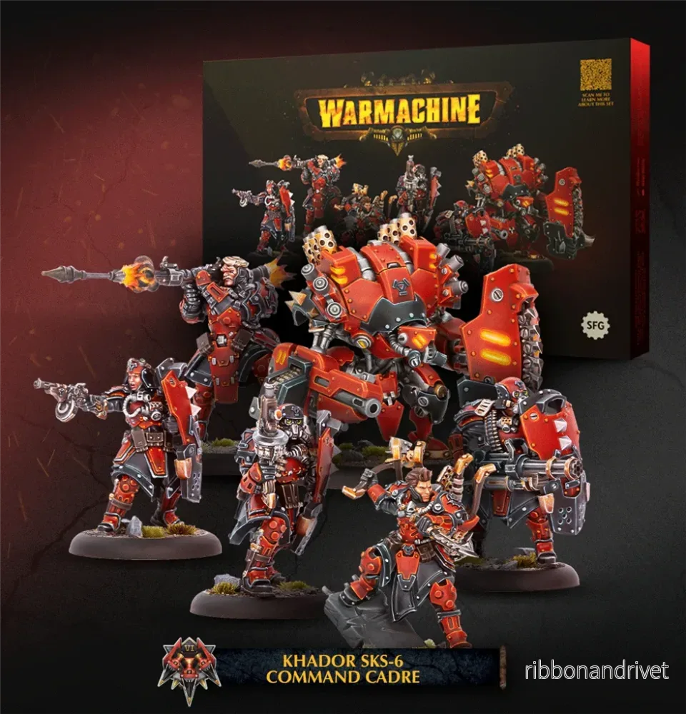 Warmachine: Khador SKS-6 Command Cadre