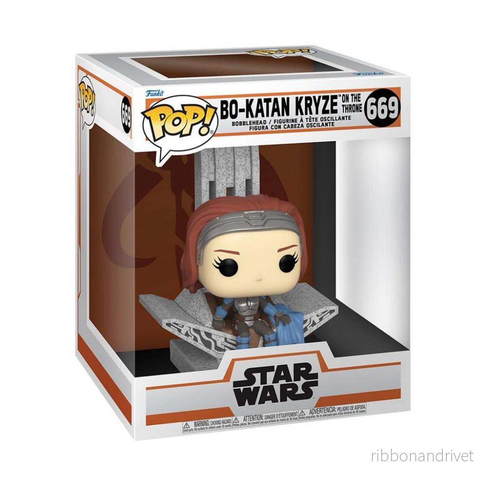Funko POP Deluxe: MND S9 – Bo Katan med Tron
