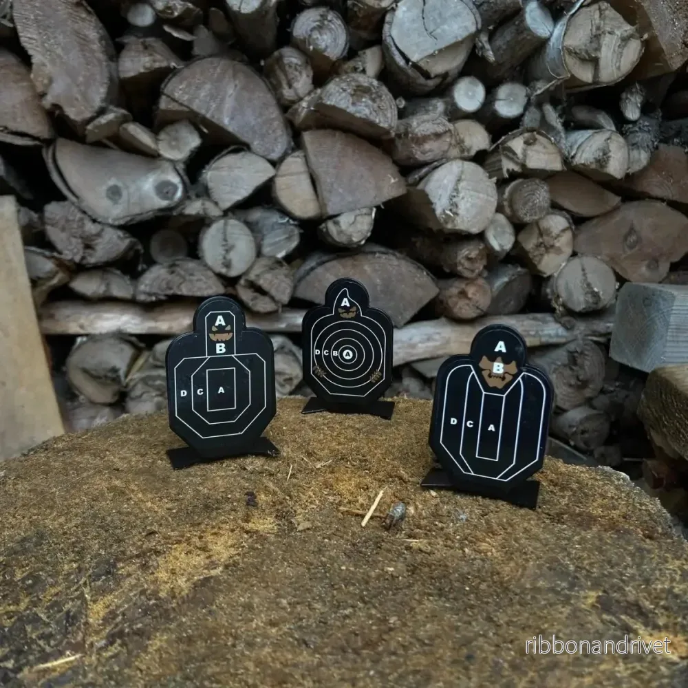 3-pack Metall Targets