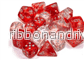 Chessex 16mm d6 Blocks – Nebula TM 16mm d6 Red/silver Luminary Dice Block™ (12 dice) Chessex 16mm d6 Blocks – Nebula TM 16mm d6 Red/silver Luminary Dice Block™ (12 dice)