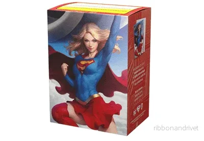 Dragon Shield Standard Size License Sleeves – Supergirl (100 Sleeves) Dragon Shield Standard Size License Sleeves – Supergirl (100 Sleeves)