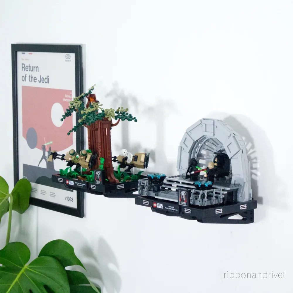 Väggfäste för Star Wars Diorama Samling