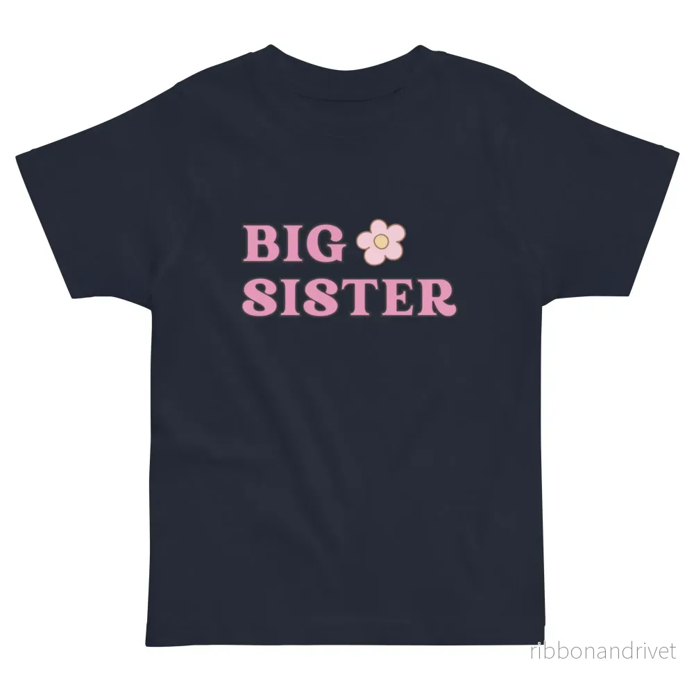 Big Sister T-shirt - Blomma - Bild 3