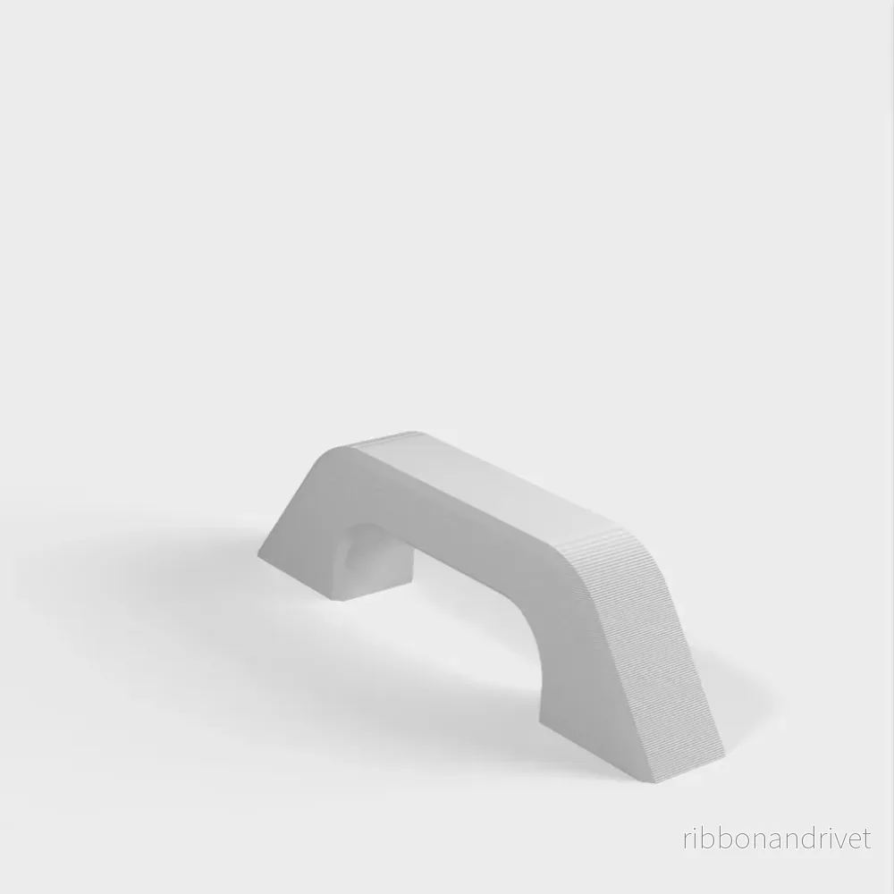 Blockhandtag 95mm för garderob