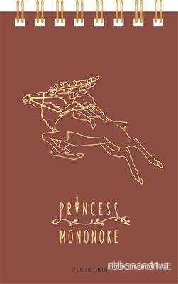 Princess Mononoke – anteckningsbok med ringbindning (11,5 × 7,2 cm) – Ashitaka & Yakul Princess Mononoke – anteckningsbok med ringbindning (11,5 × 7,2 cm) – Ashitaka & Yakul