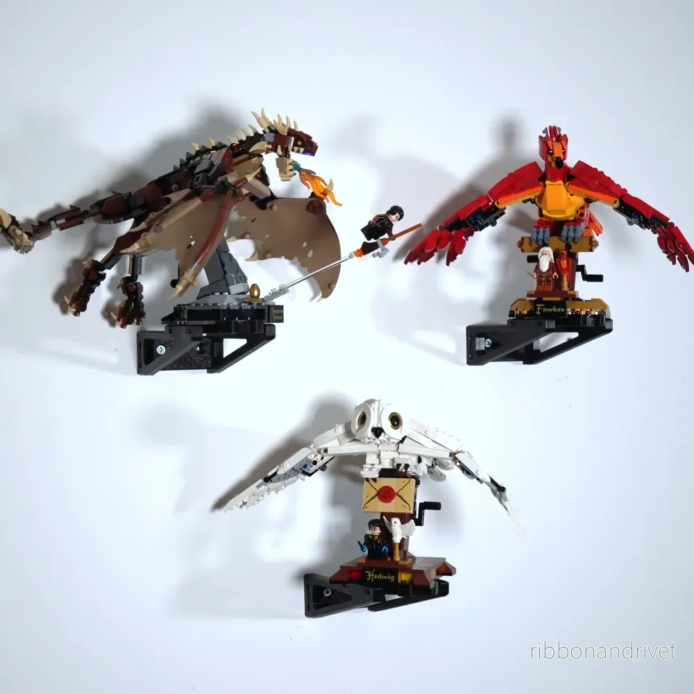Väggfäste för LEGO Harry Potter flygande modeller