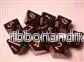 Chessex Opaque Polyhedral D10 Set - Black/Gold - Bild 2