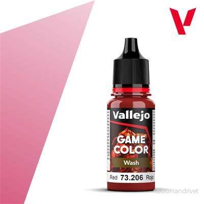 Vallejo Game Color Wash – Röd Vallejo Game Color Wash – Röd