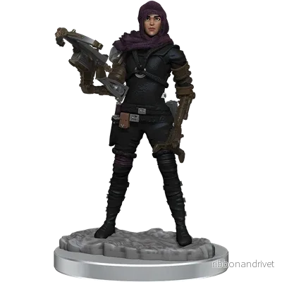 WizKids Deep Cuts: Human Rogue – Detaljerad Miniatyr för Måleri WizKids Deep Cuts: Human Rogue – Detaljerad Miniatyr för Måleri